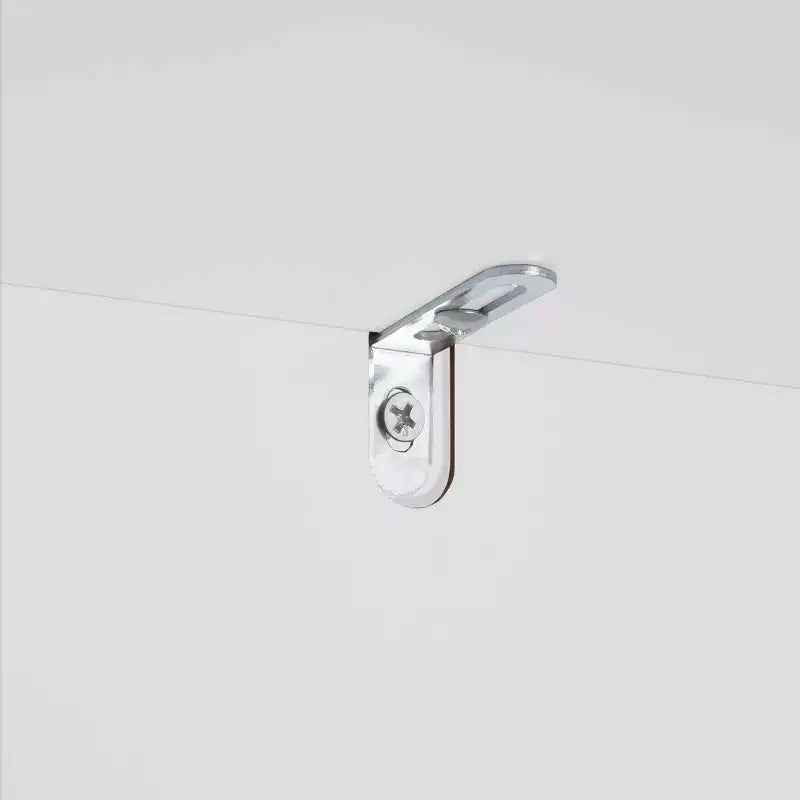 Mobiletto e Organizer Stretto Prescott con anta singola per bagno e lavanderia con ripiani regolabili - Bianco