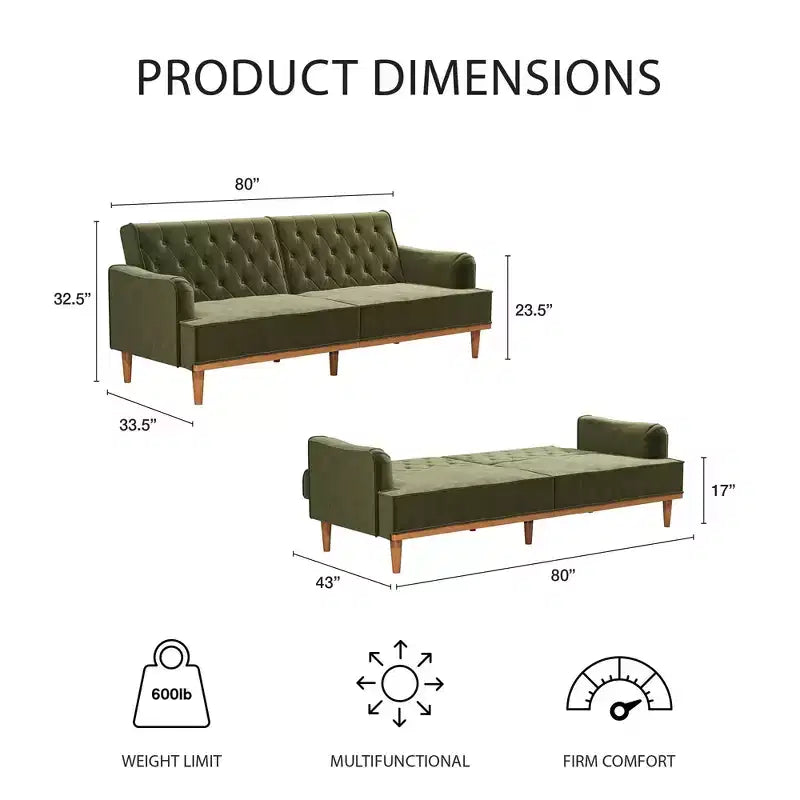Futon Stella Vintage a molle