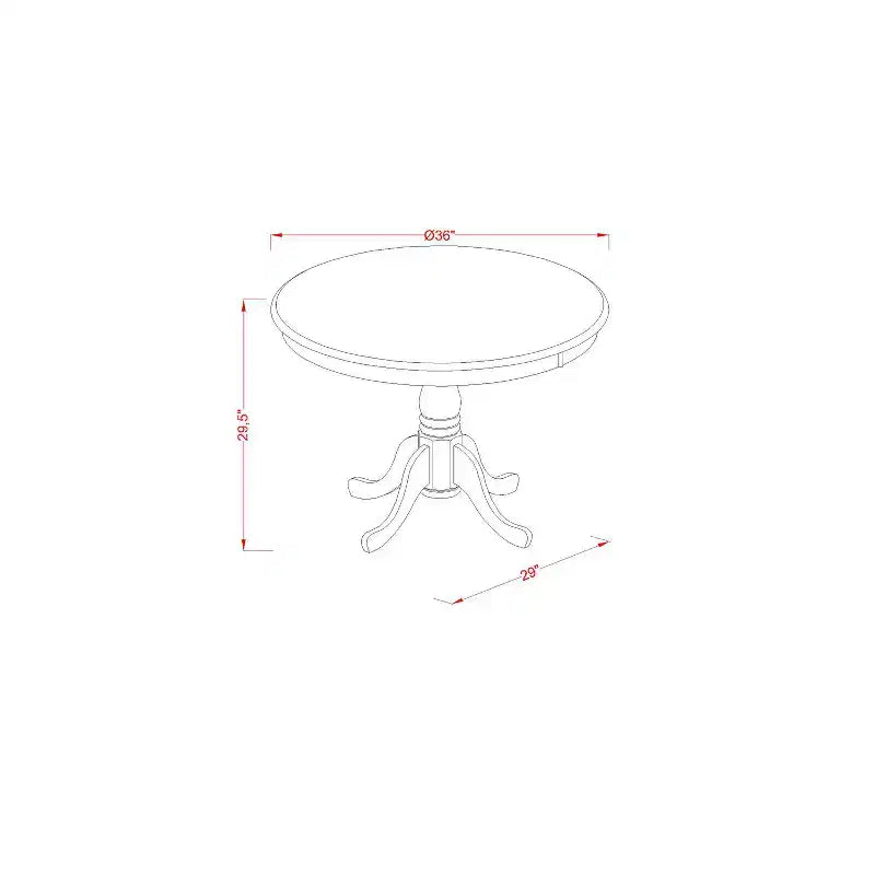 Set Tavolo da Pranzo Antico con Sedie