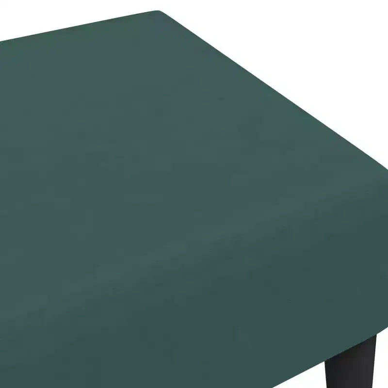 Poggiapiedi ottomano moderno, pouf sgabello rivestito in velluto come poggiapiedi, seduta d'accento compatta per il soggiorno