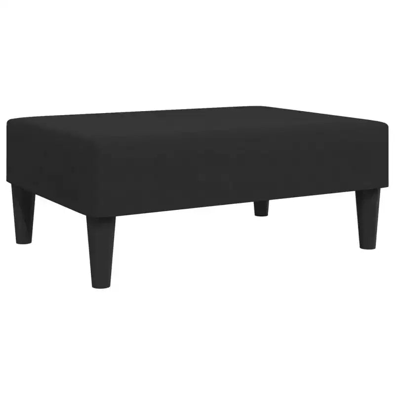 Poggiapiedi ottomano moderno, pouf sgabello rivestito in velluto come poggiapiedi, seduta d'accento compatta per il soggiorno