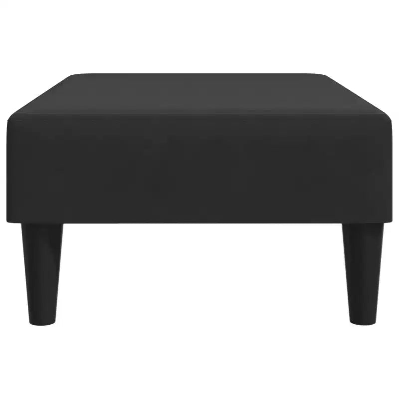 Poggiapiedi ottomano moderno, pouf sgabello rivestito in velluto come poggiapiedi, seduta d'accento compatta per il soggiorno