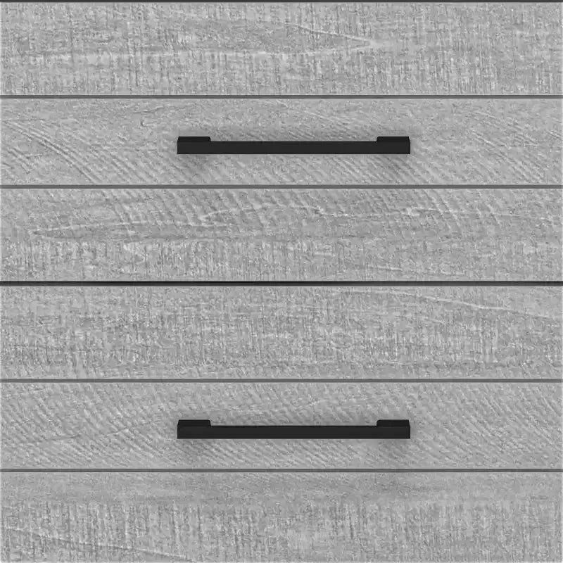 Cassettiera a 5 cassetti Hamsper (Interlock) - Quercia grigio polvere