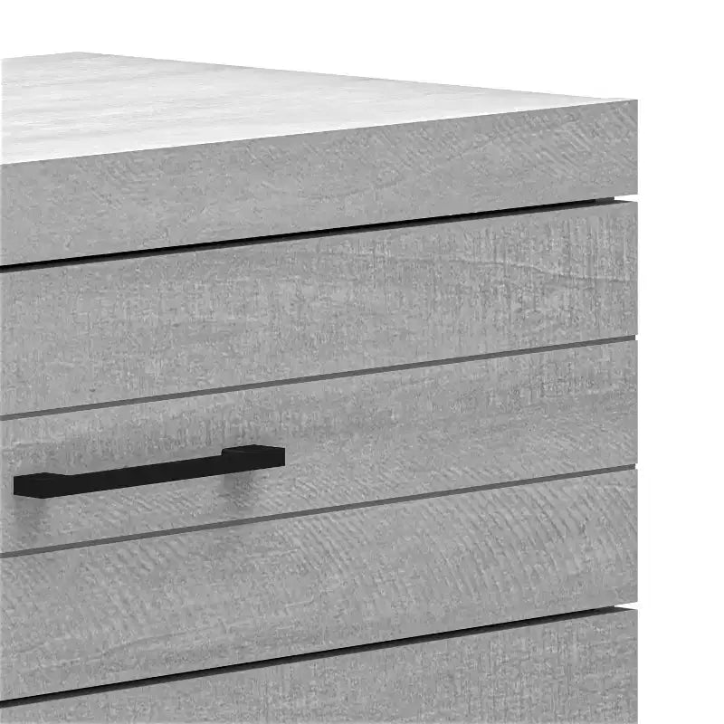 Cassettiera a 5 cassetti Hamsper (Interlock) - Quercia grigio polvere