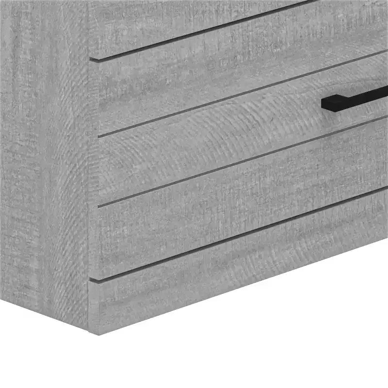 Cassettiera a 5 cassetti Hamsper (Interlock) - Quercia grigio polvere