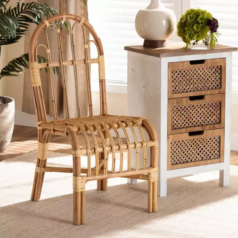 Sedia Athena in Rattan Naturale - bali &; pari