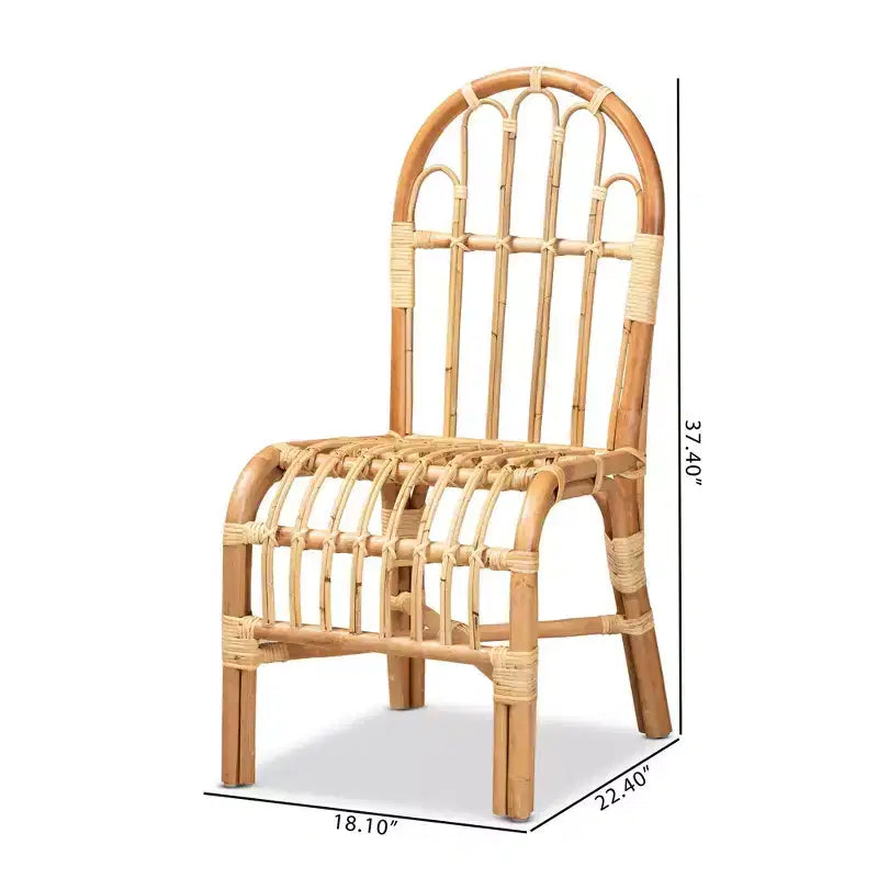 Sedia Athena in Rattan Naturale - bali &; pari