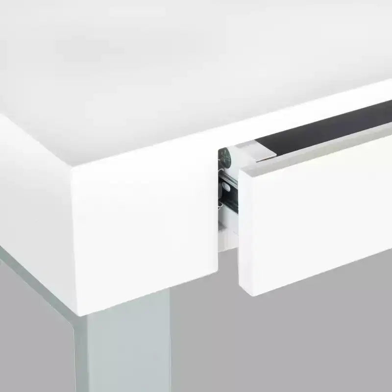 Scrivania Barton - - Bianco/Grigio