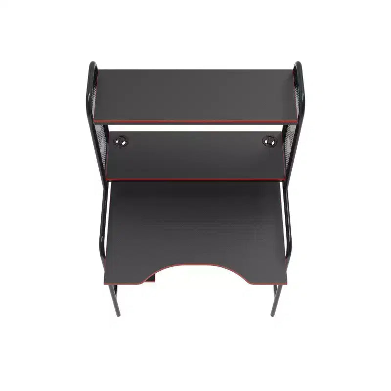 Scrivania da Gaming iCarus Mesh con Piano in Legno