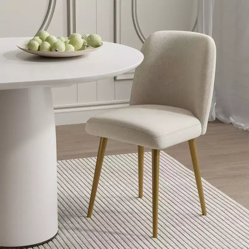 Sedie da pranzo moderne, sedie da pranzo imbottite, set da 2 pezzi