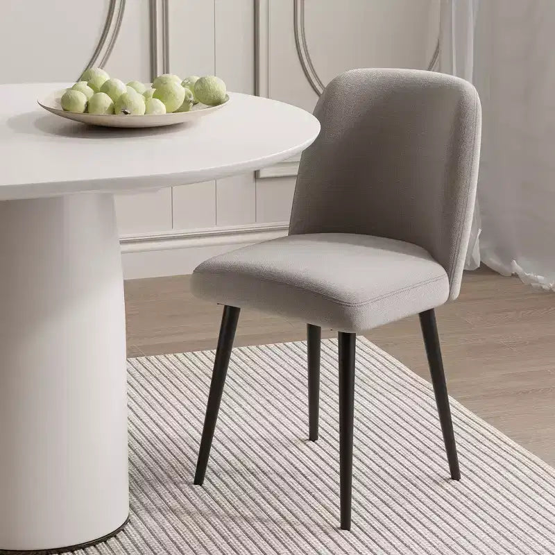 Sedie da pranzo moderne, sedie da pranzo imbottite, set da 2 pezzi