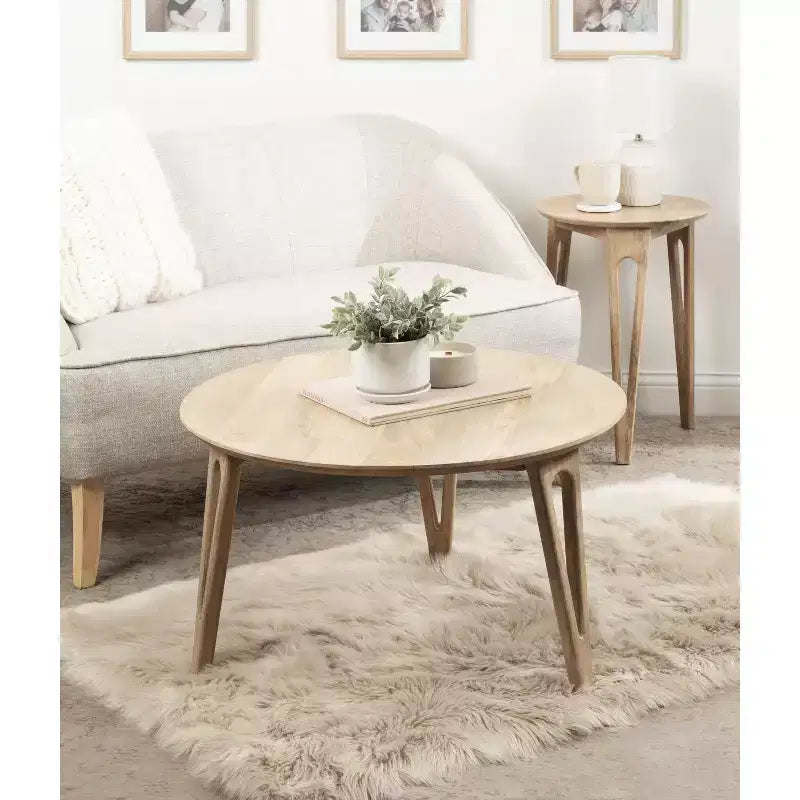 Tavolino da caffè rotondo Kershaw