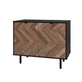Manhattan Comfort Liam Mid - Century Modern 2 Shelf Accent Cabinet